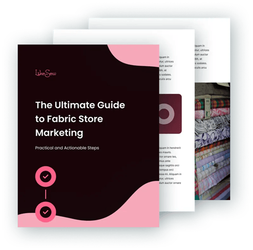 Fabric Store Marketing Guide Cover