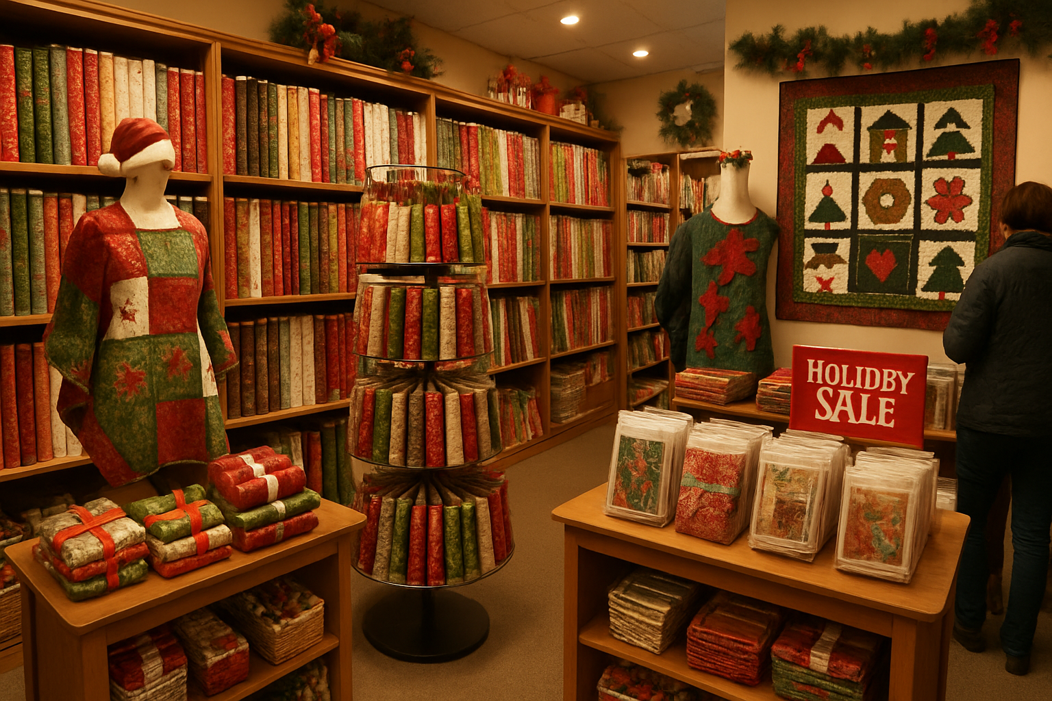 fabric store holiday inventory planning