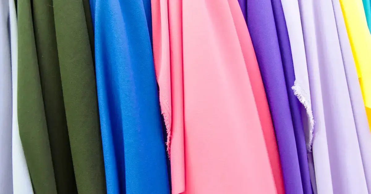 fabric in various colors